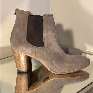Alberto Fermani Piccola Taupe Ankle Boots